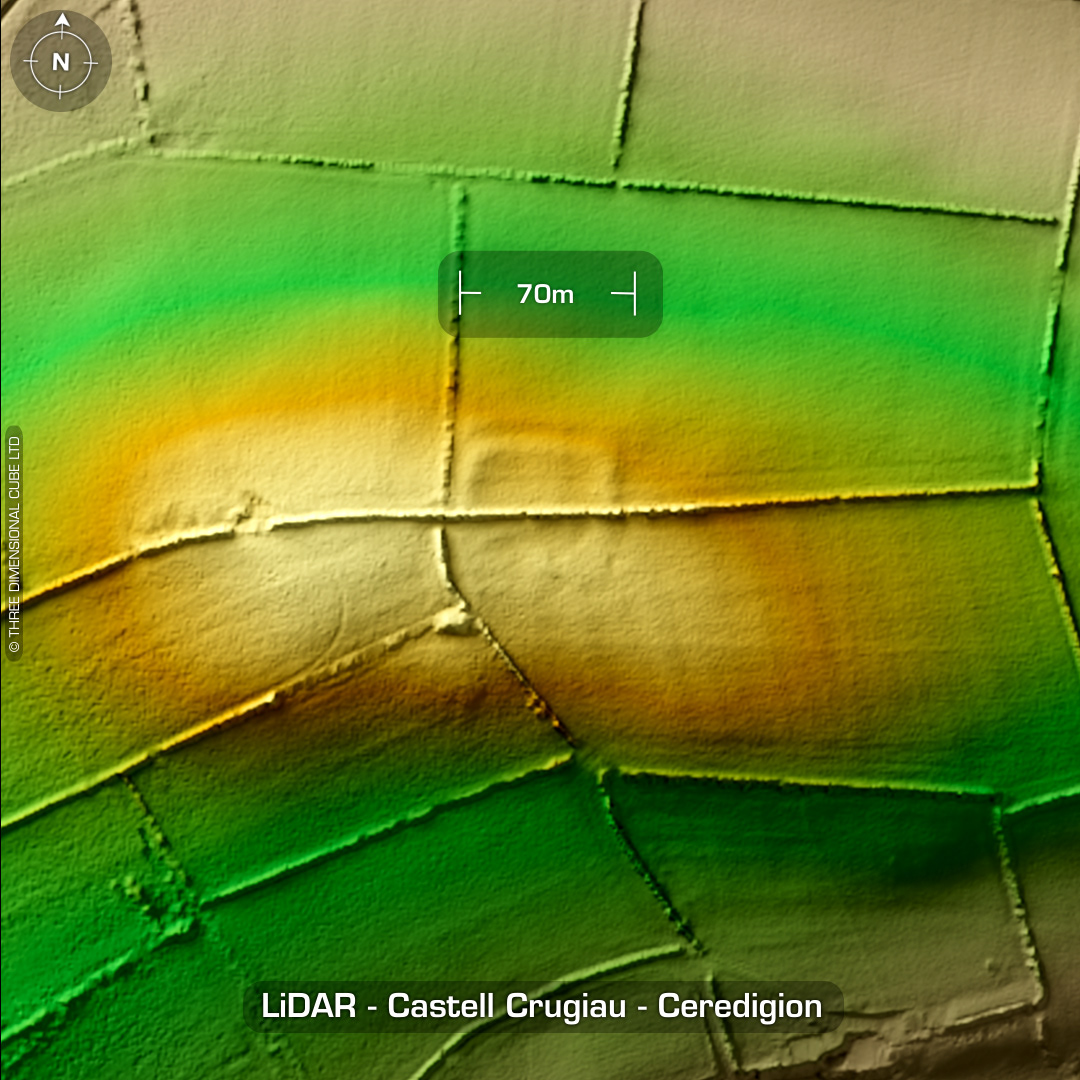 Castell Crugiau iron age hillfort lidar ceredigion wales