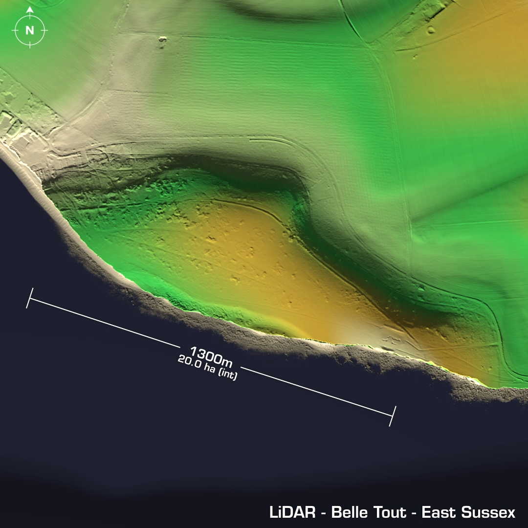belle tout iron age hillfort east sussex lidar