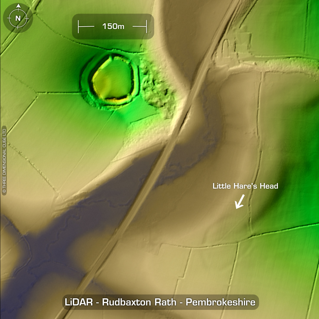 rudbaxton rath iron age hillfort lidar pembrokeshire