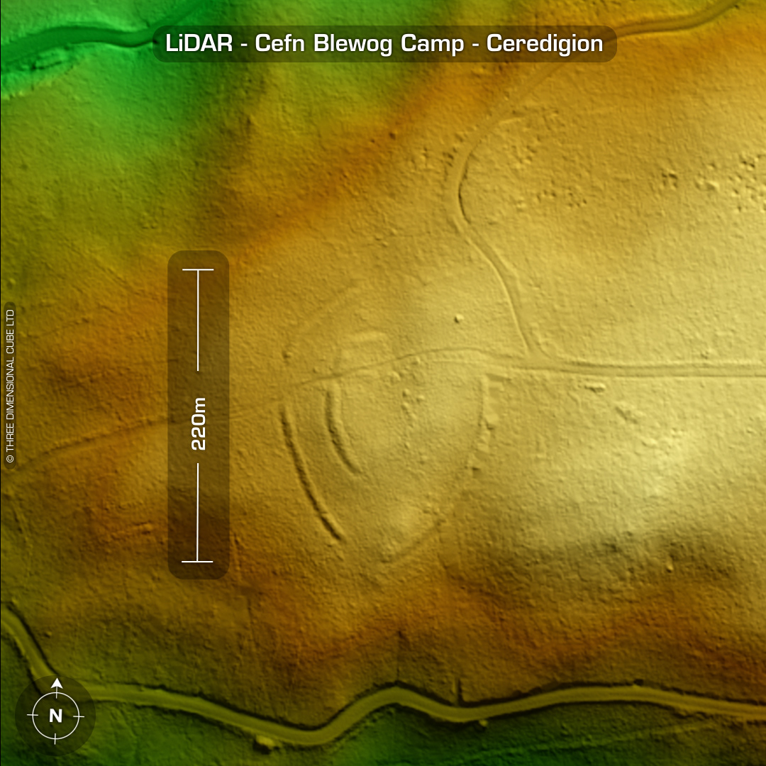 cefn blewog camp iron age hillfort ceredigion wales