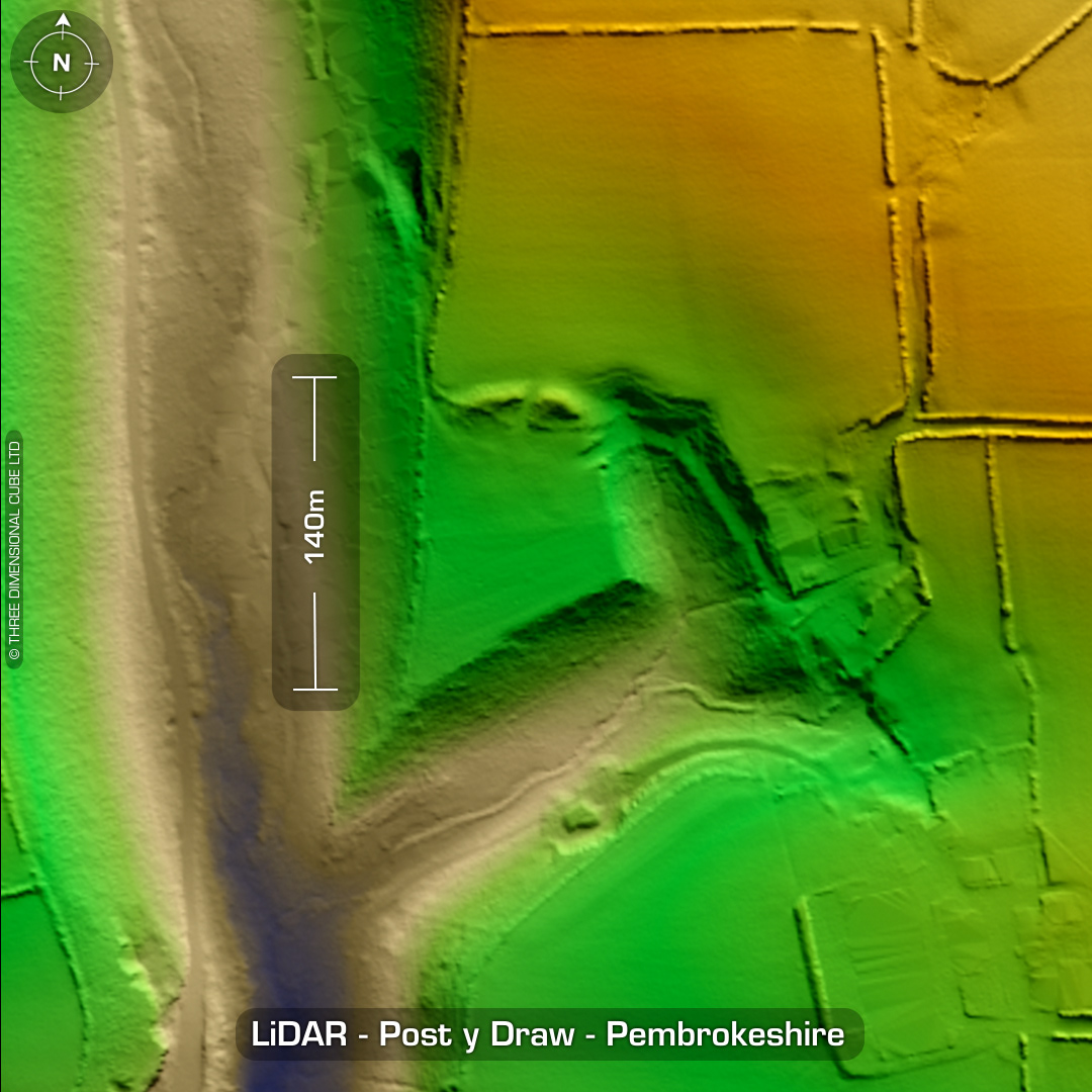 post y draw iron age hillfort lidar pembrokeshire