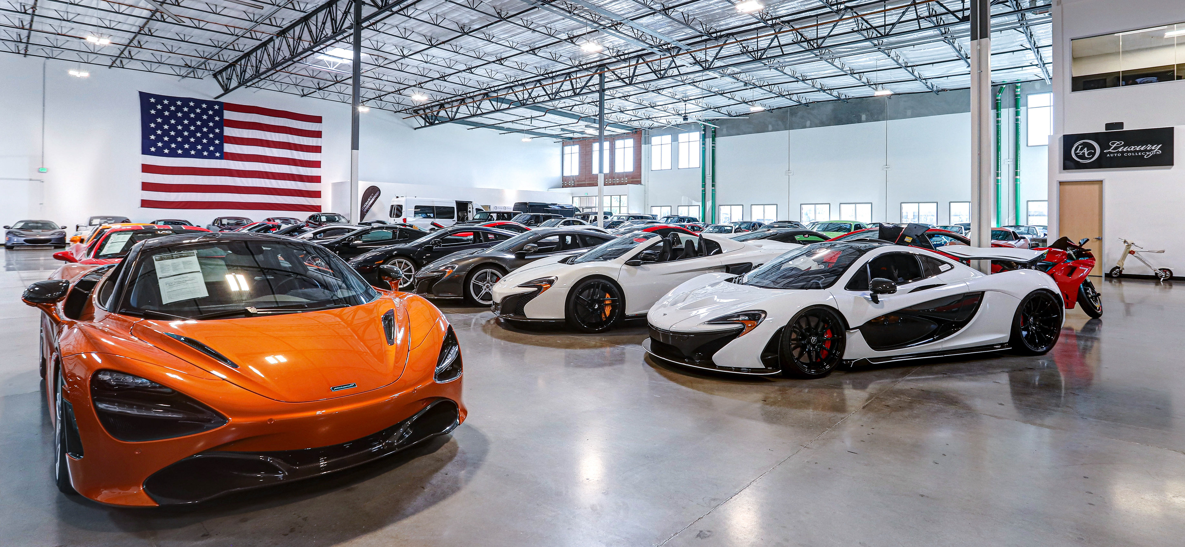 Luxury Used Car Dealer Showroom