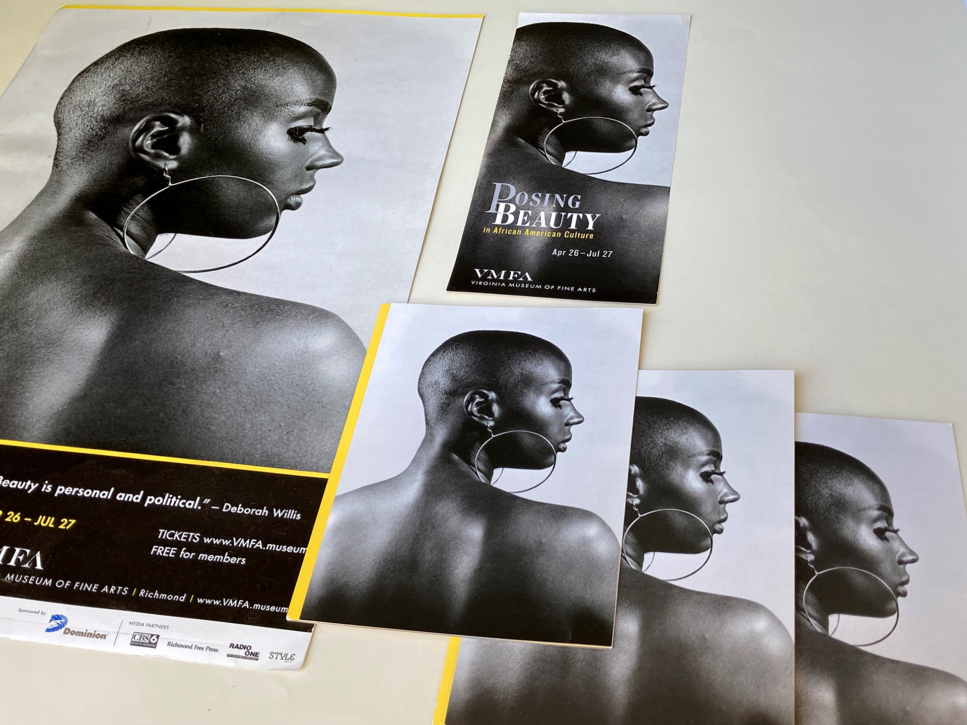 'Posing Beauty in African American Culture': various marketing collateral.