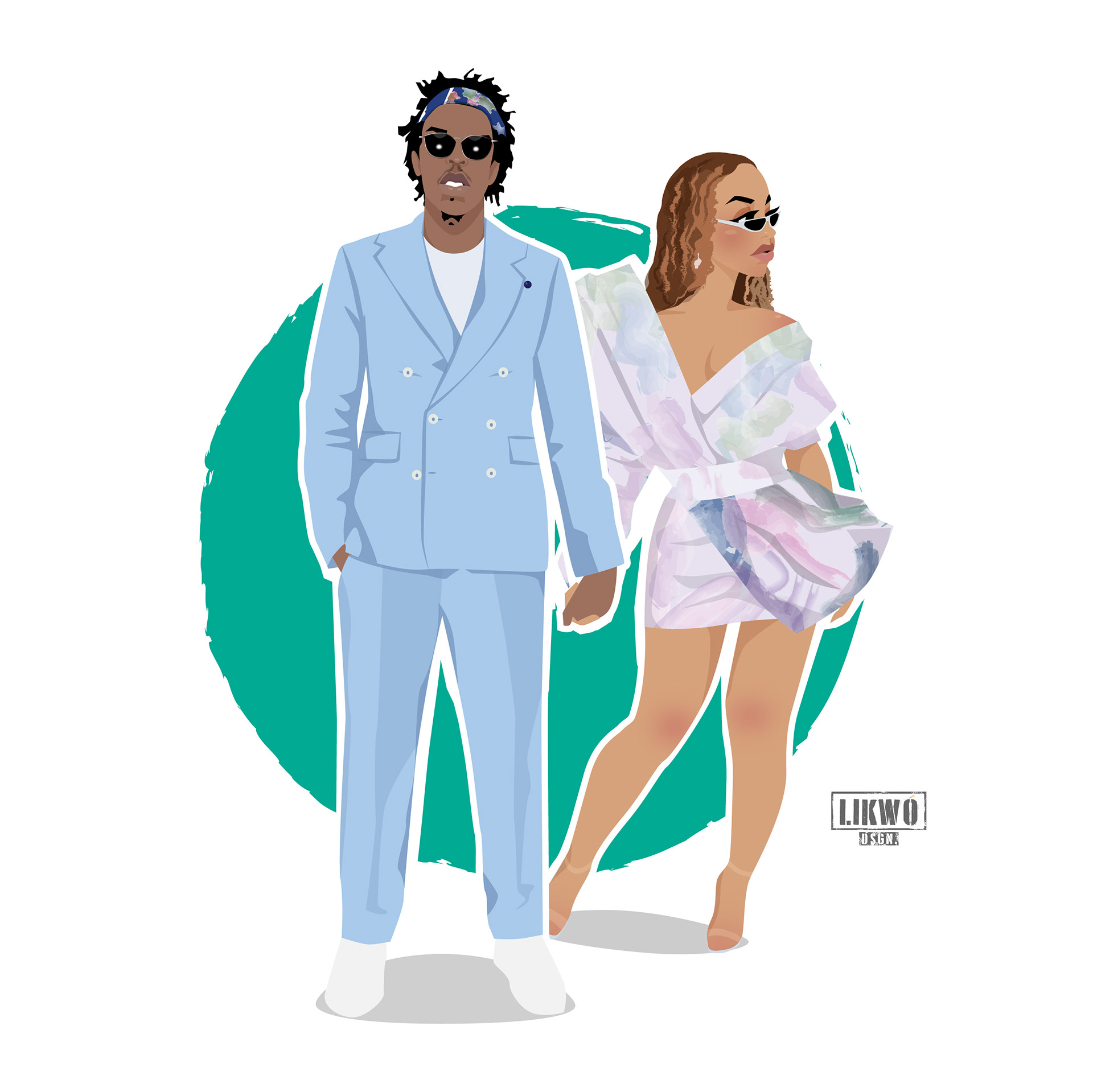 Yeah, that's Bey and Jay! lol