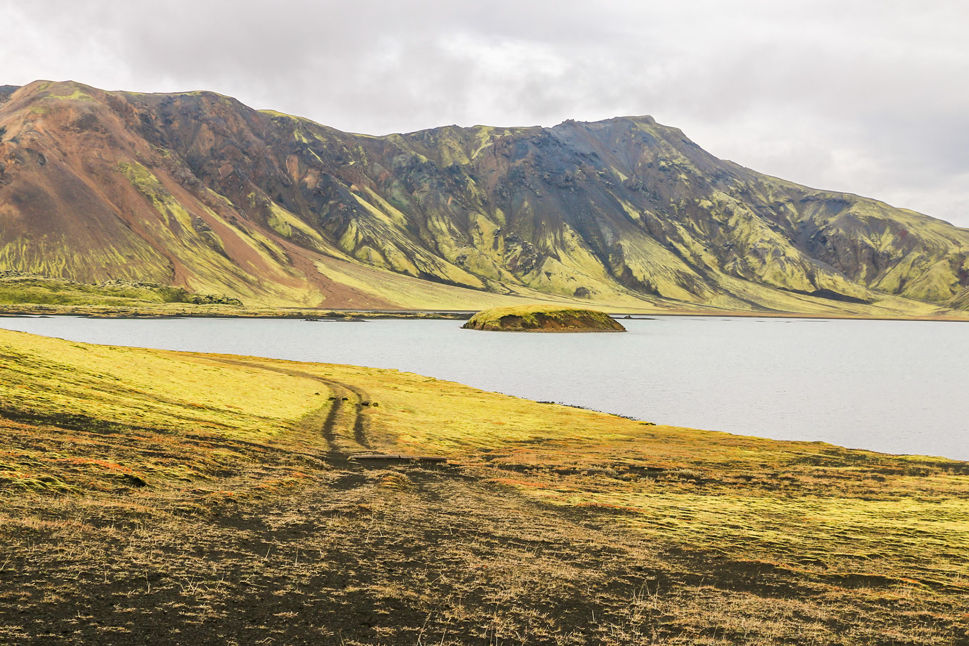Frostastaðavatn lake in the Highlands of Iceland