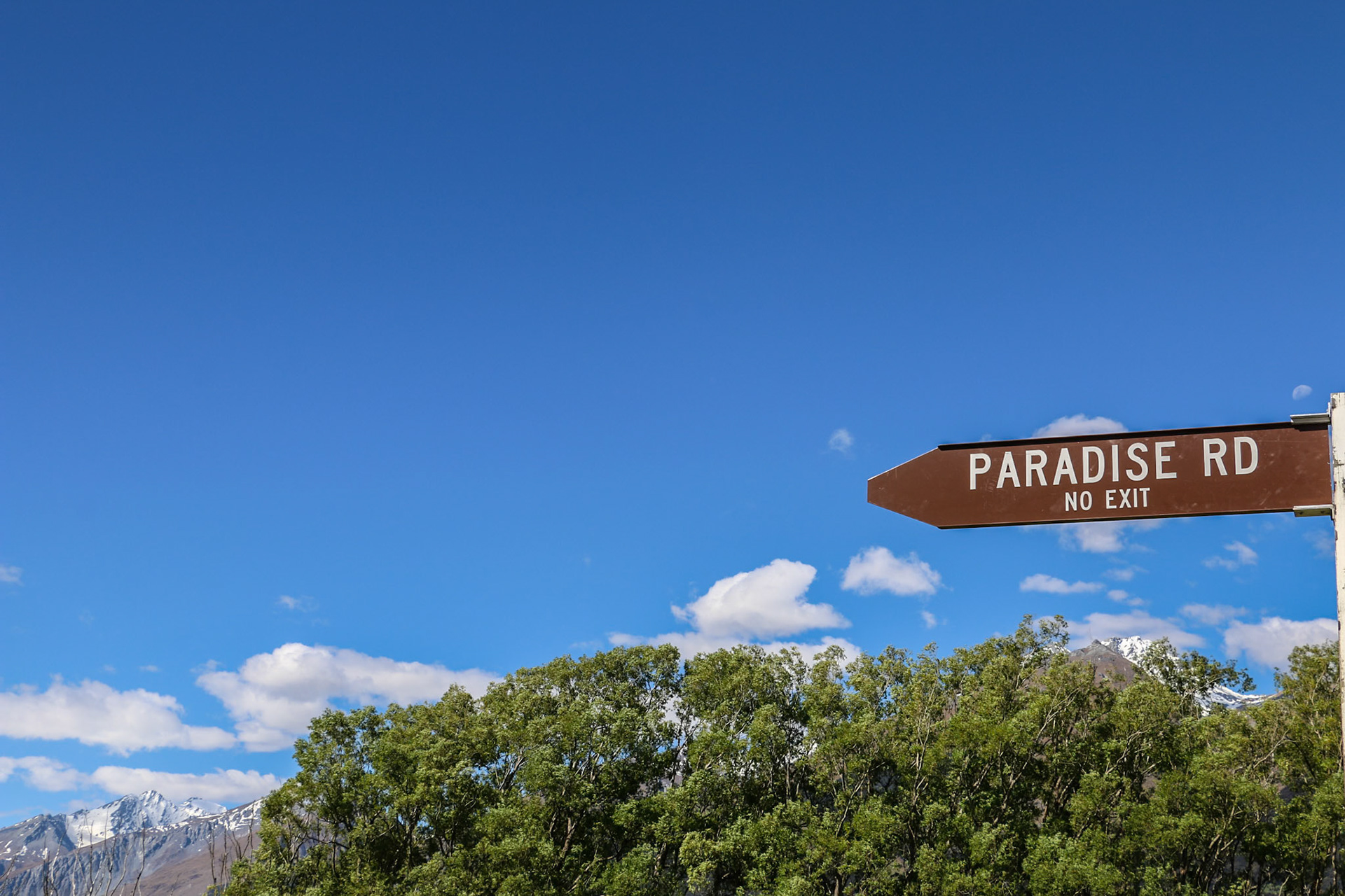 Paradise Road, New Zealand