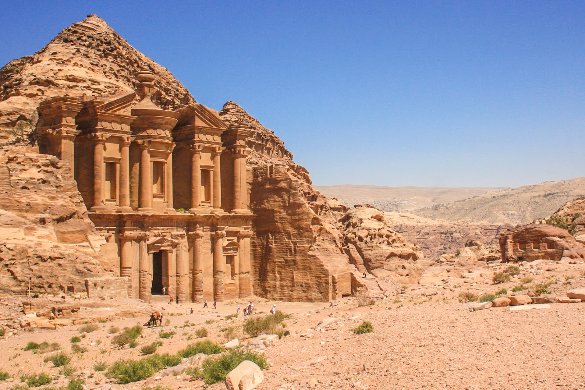 The Monastery or Ad Deir in Petra, Jordan