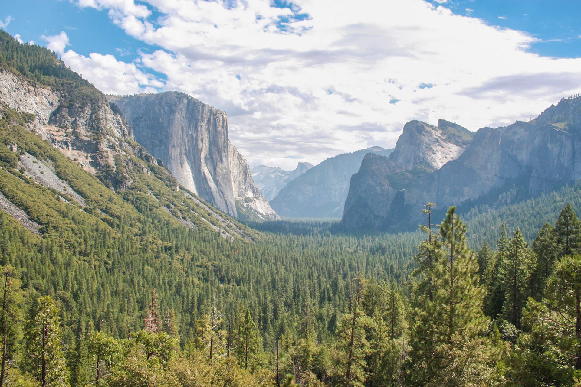 Tunnel view at the entrance of Yosemite Valley, Yosemite National Park, California, USA
