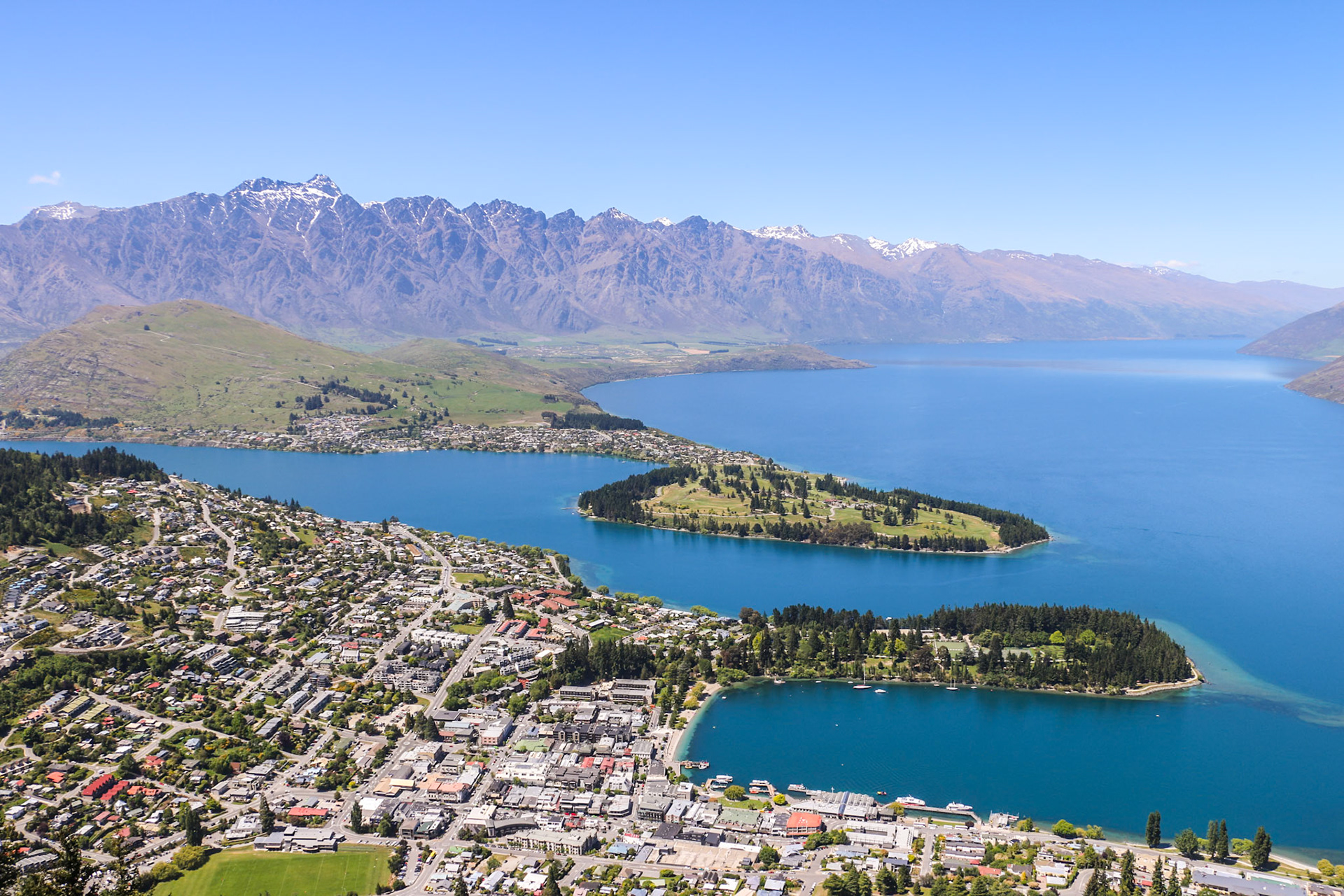 Queenstown as seen from Bob's Peak