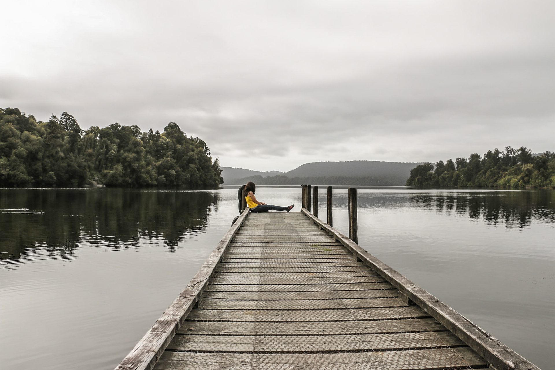 Lake Mapourika, New Zealand