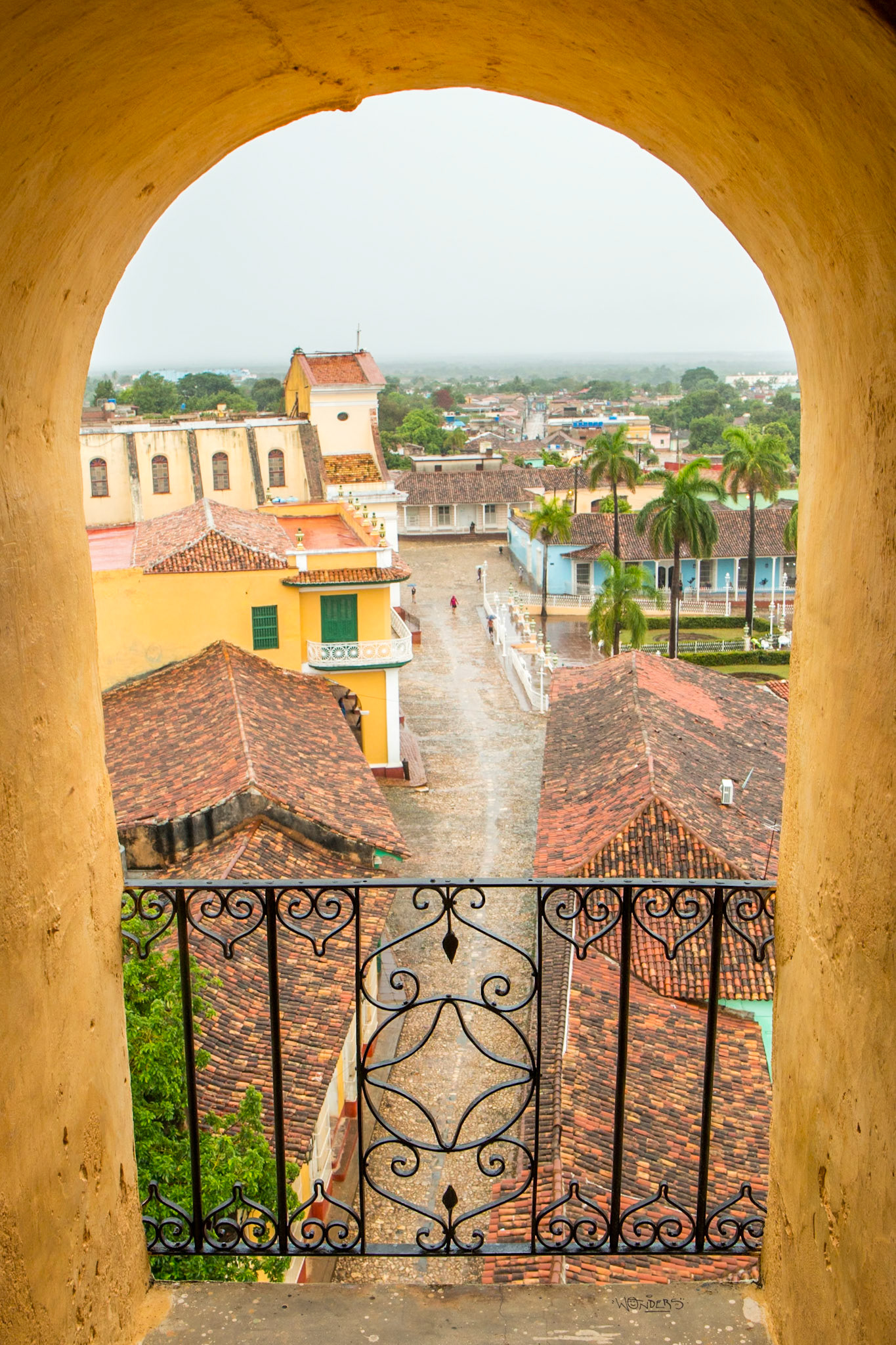 View of Plaza Mayor from Iglesia de San Francisco, Trinidad, Cuba