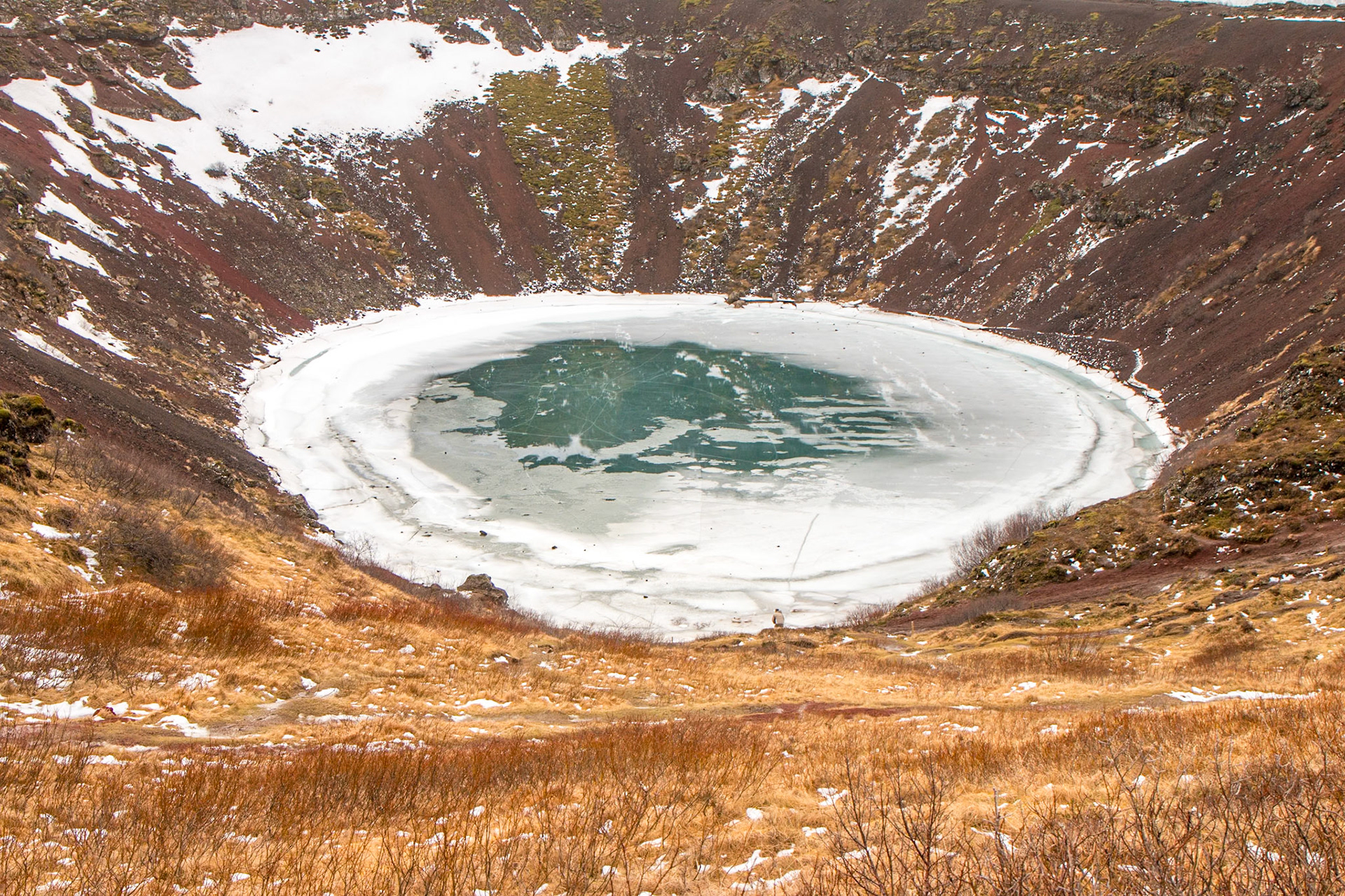 Kerið crater lake, Iceland