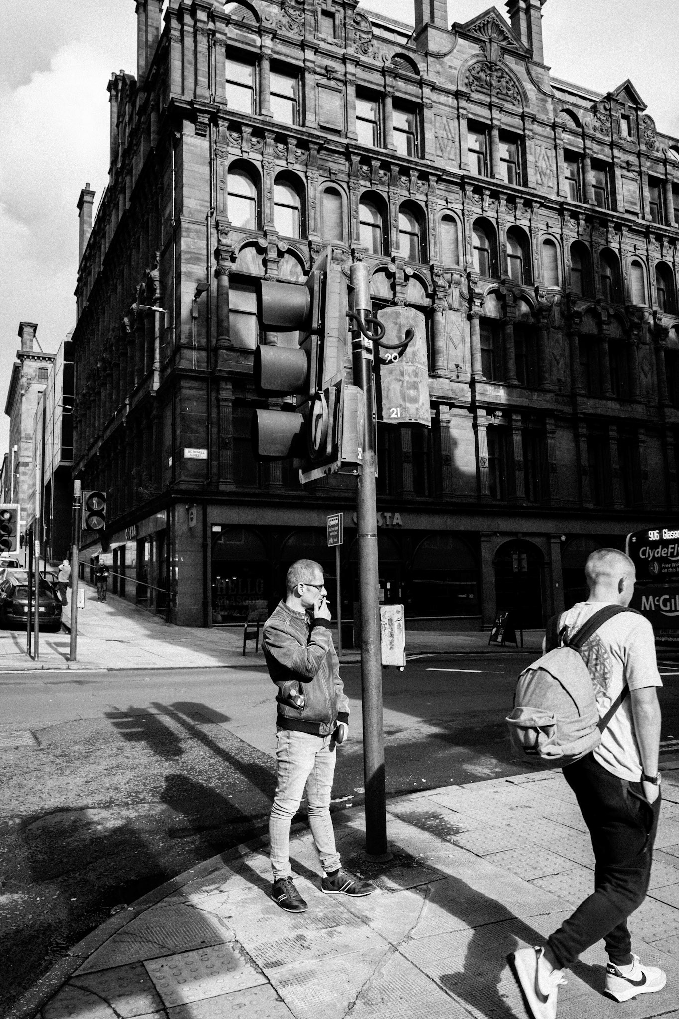 Working the corner