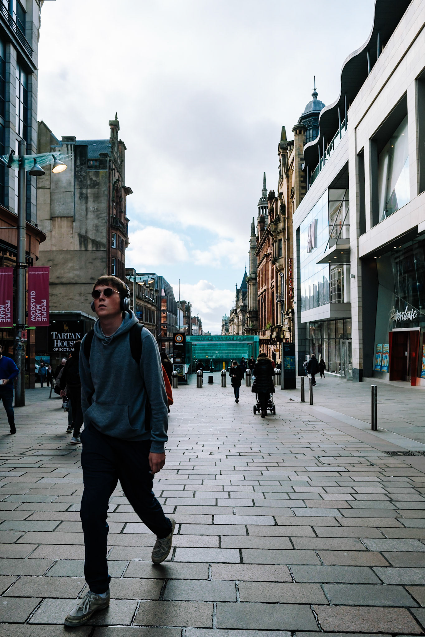 In the zone on Glasgow's Buchanan Street