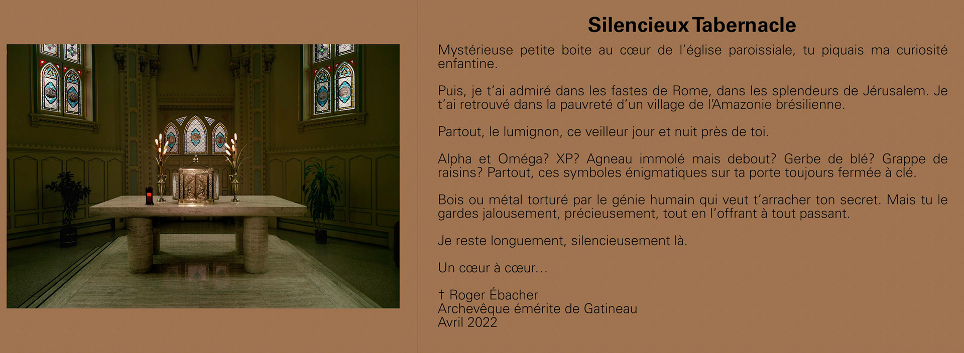 Quelle poésie dans cette réponse! Merci