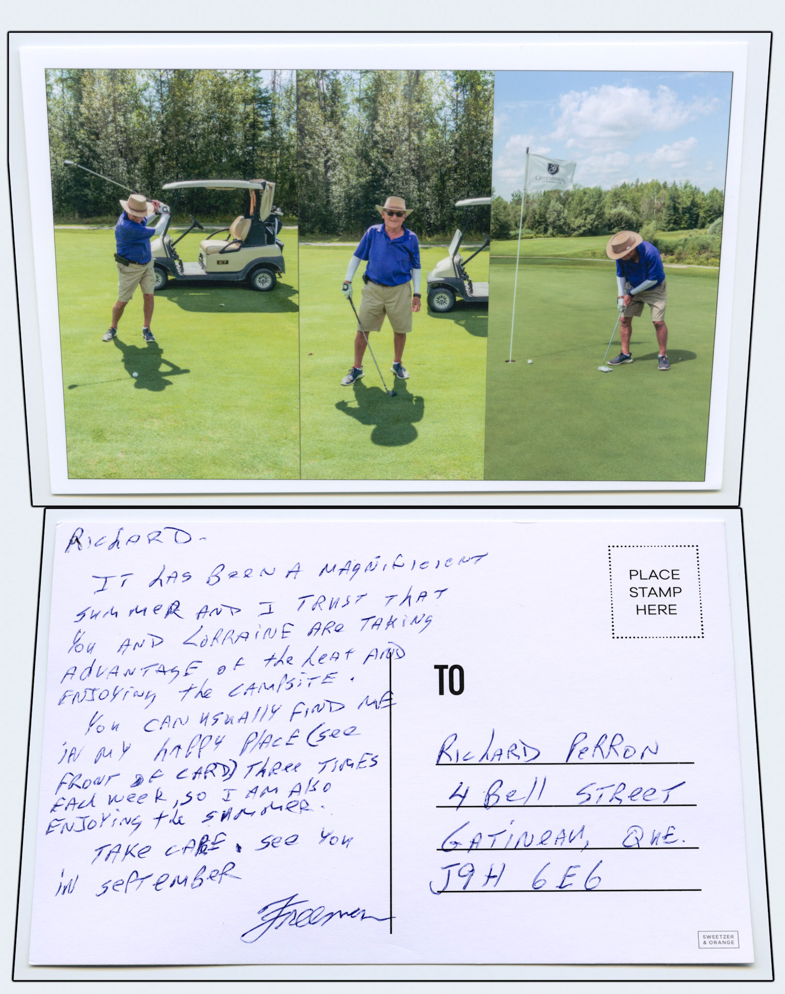 I am so glad to see you back on the golf courses. Your determination is an inspiration.