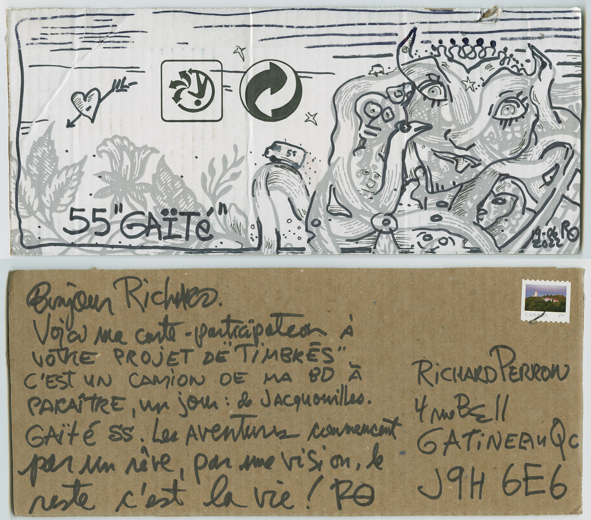 Merci Robert (Ouellet) pour ce clin d'oeil à ta BD.