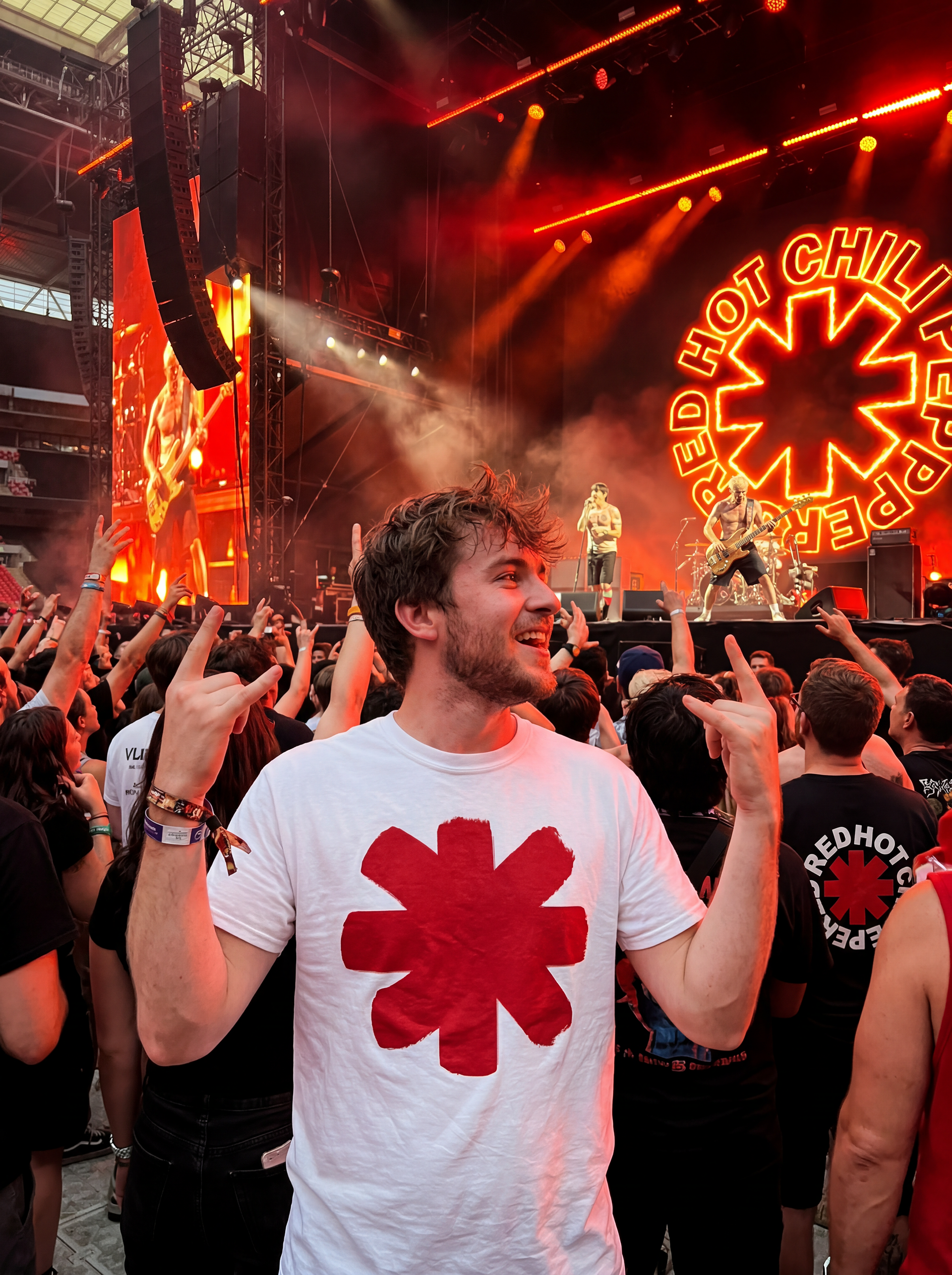 Shirt at the concert 