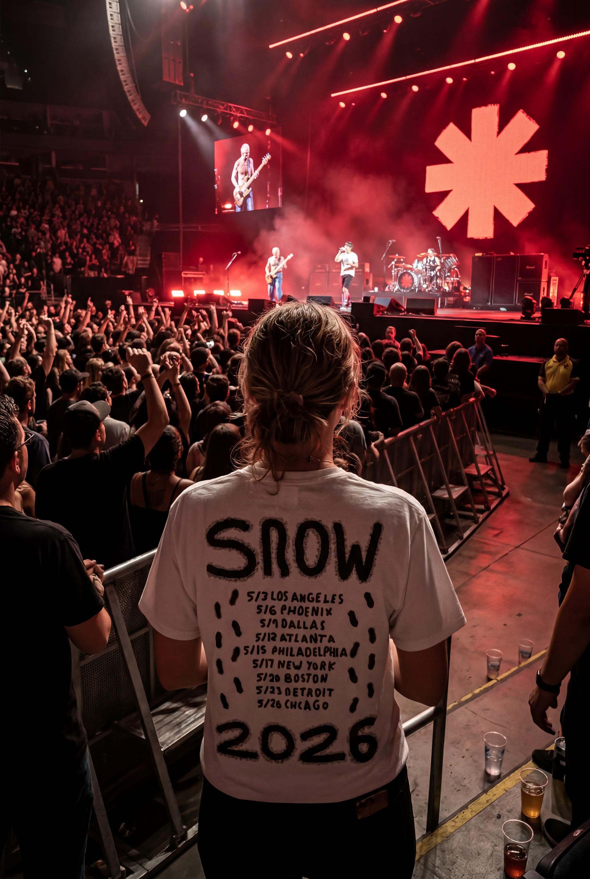 Shirt at the concert