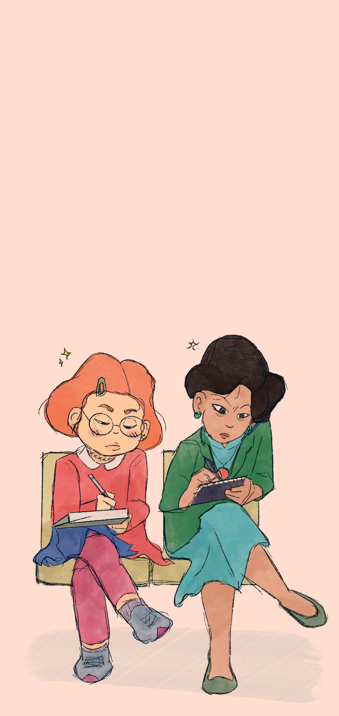 Phone Lockscreen in Pink