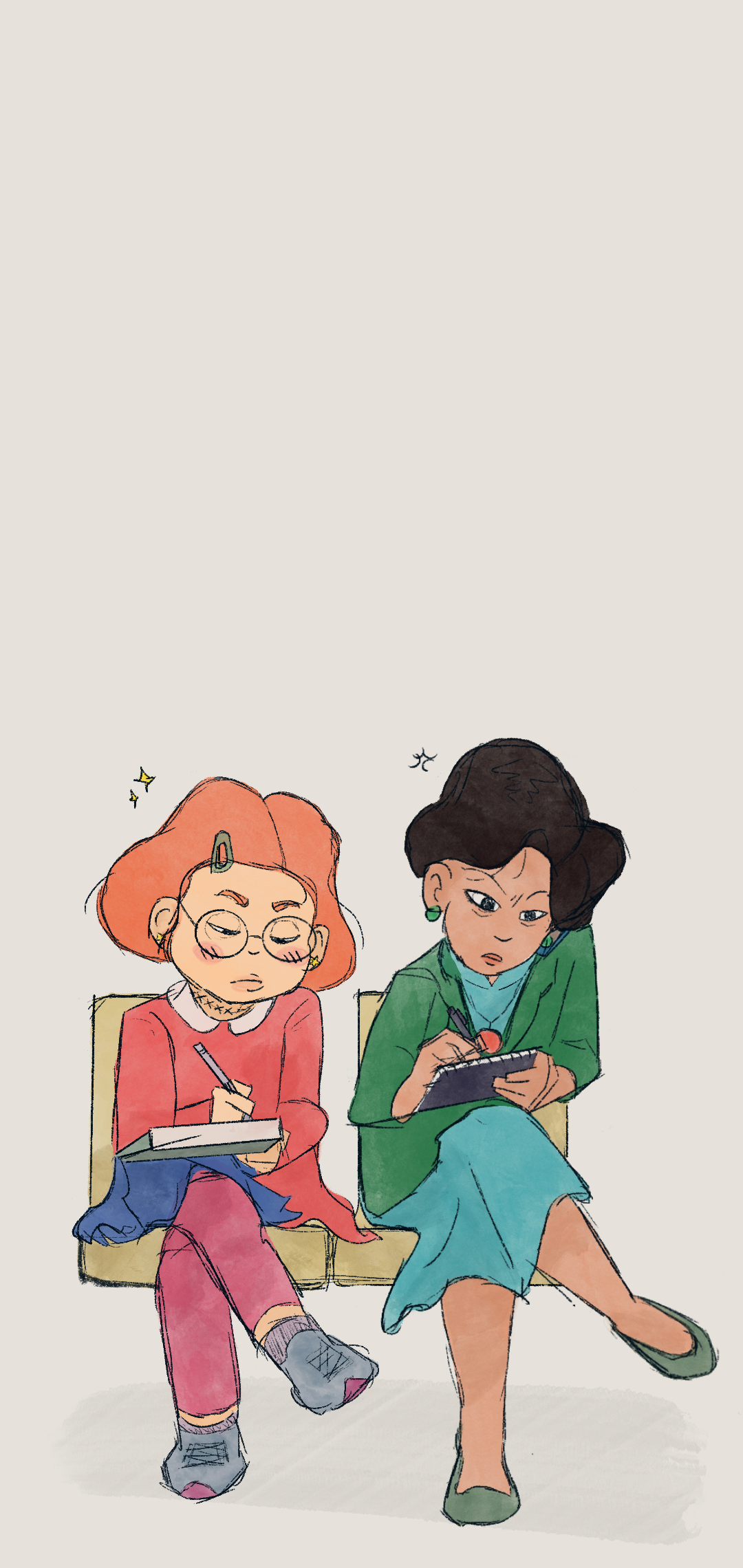 Phone Lockscreen in Grey