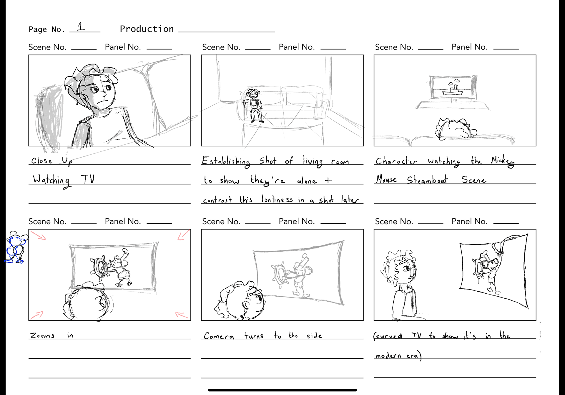 Disney Teaser Campaign Storyboard