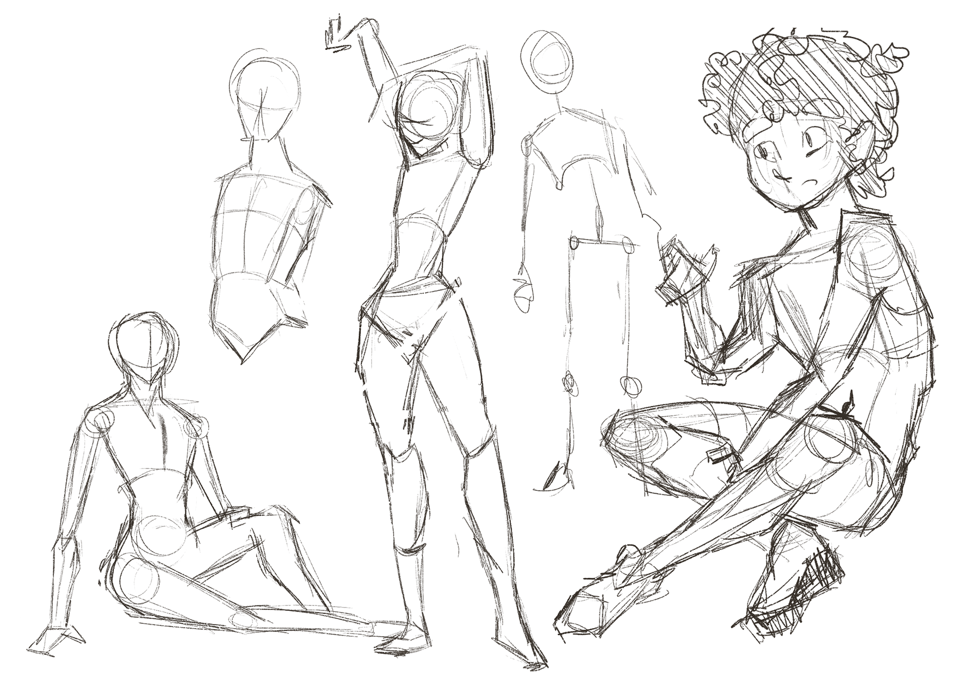 Anatomy Practice/ Life Drawing