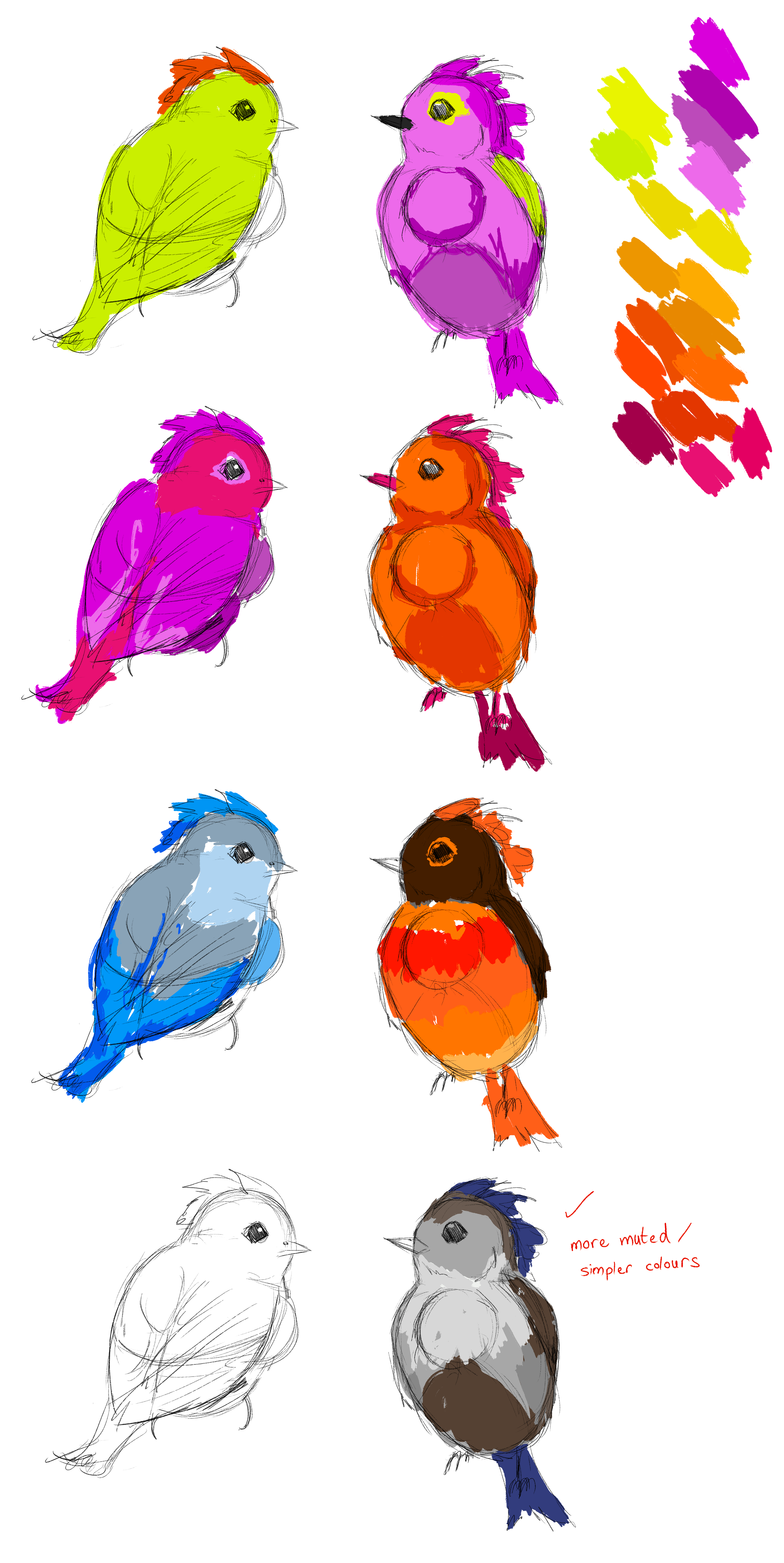 Experimenting with Colours