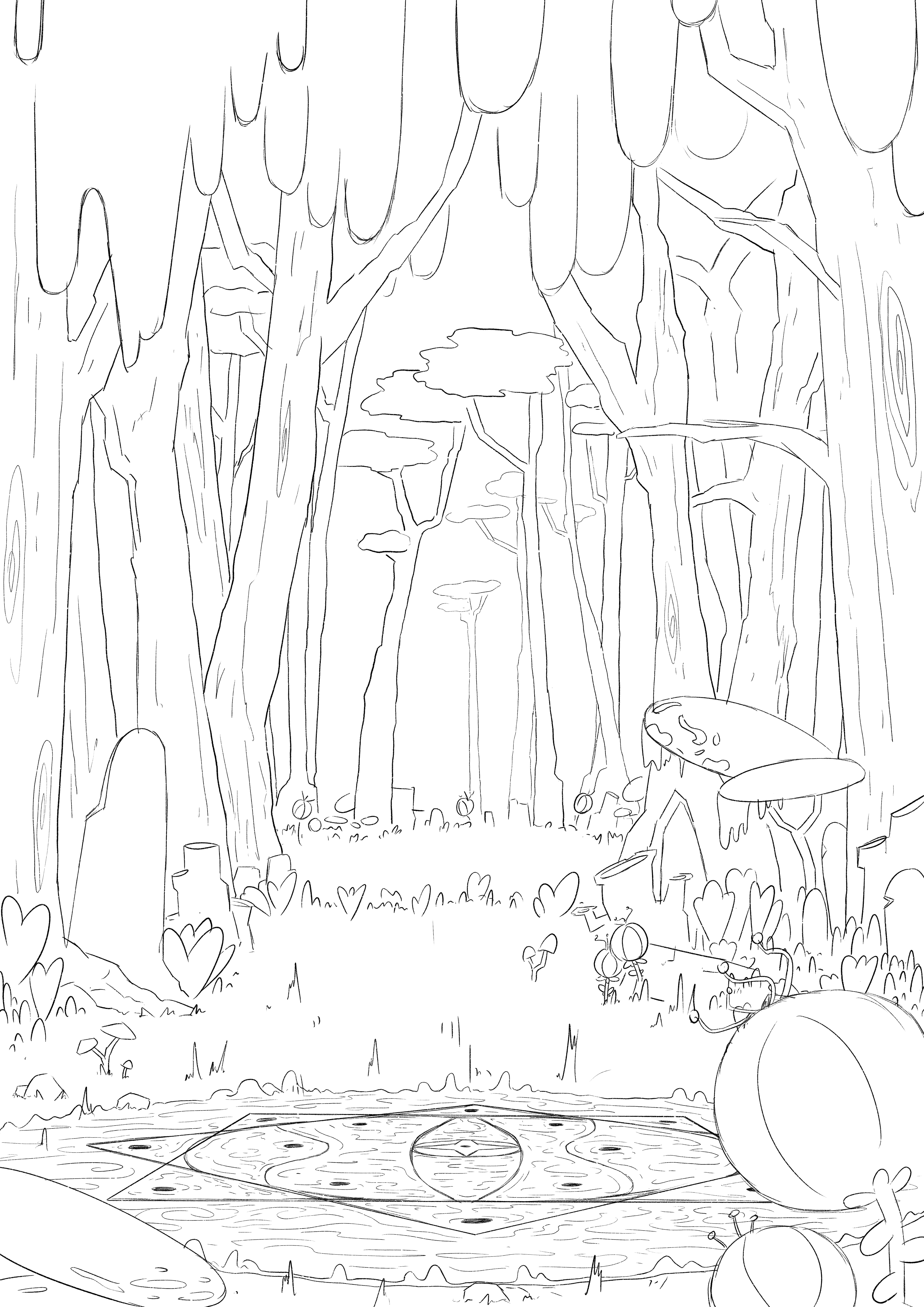Background Lineart