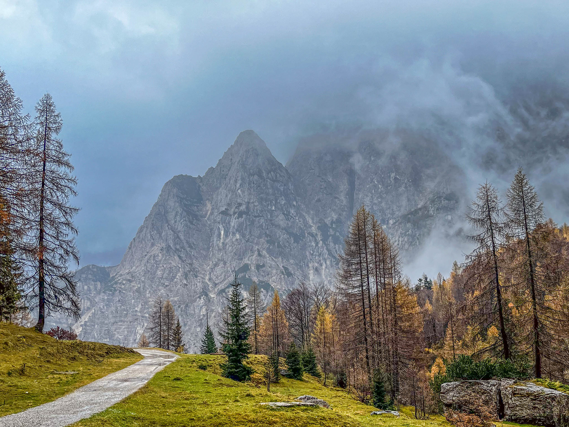 Prisank Mountain, from Vrsic pass