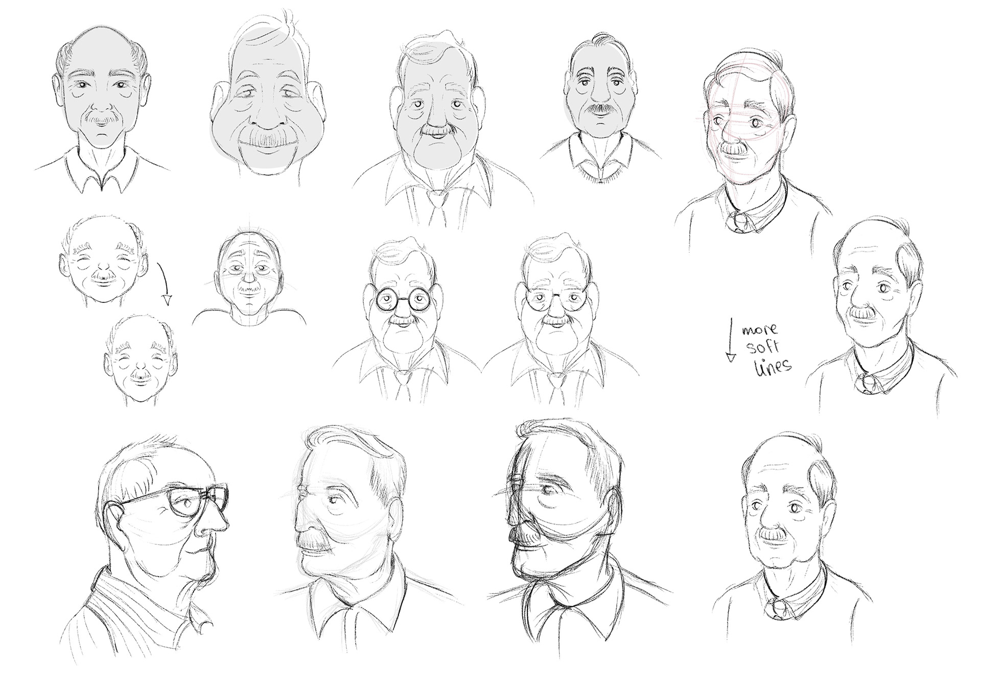 Studies for an animation short ( collab with Nemo Academy)