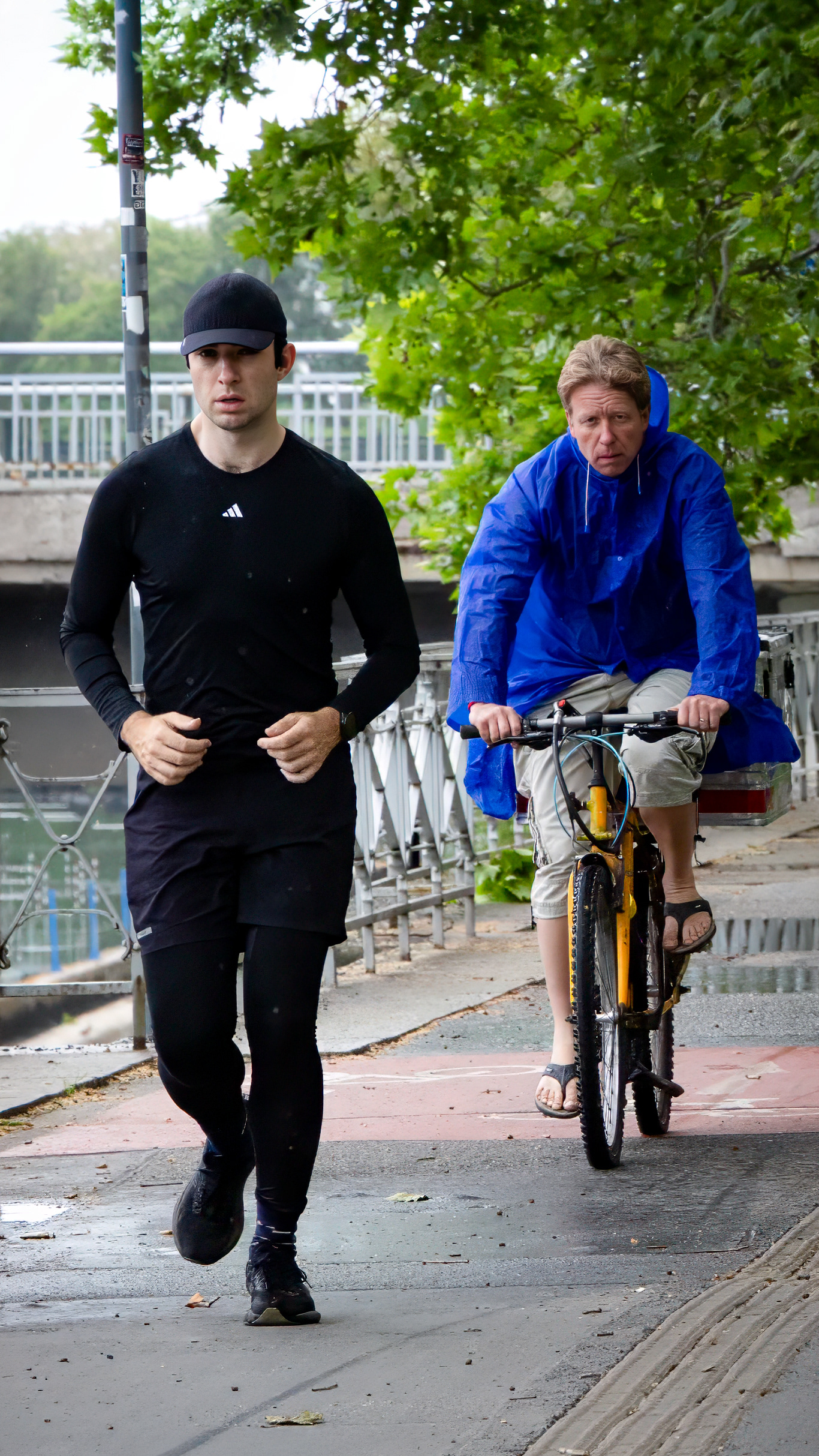 Runner and Cyclist