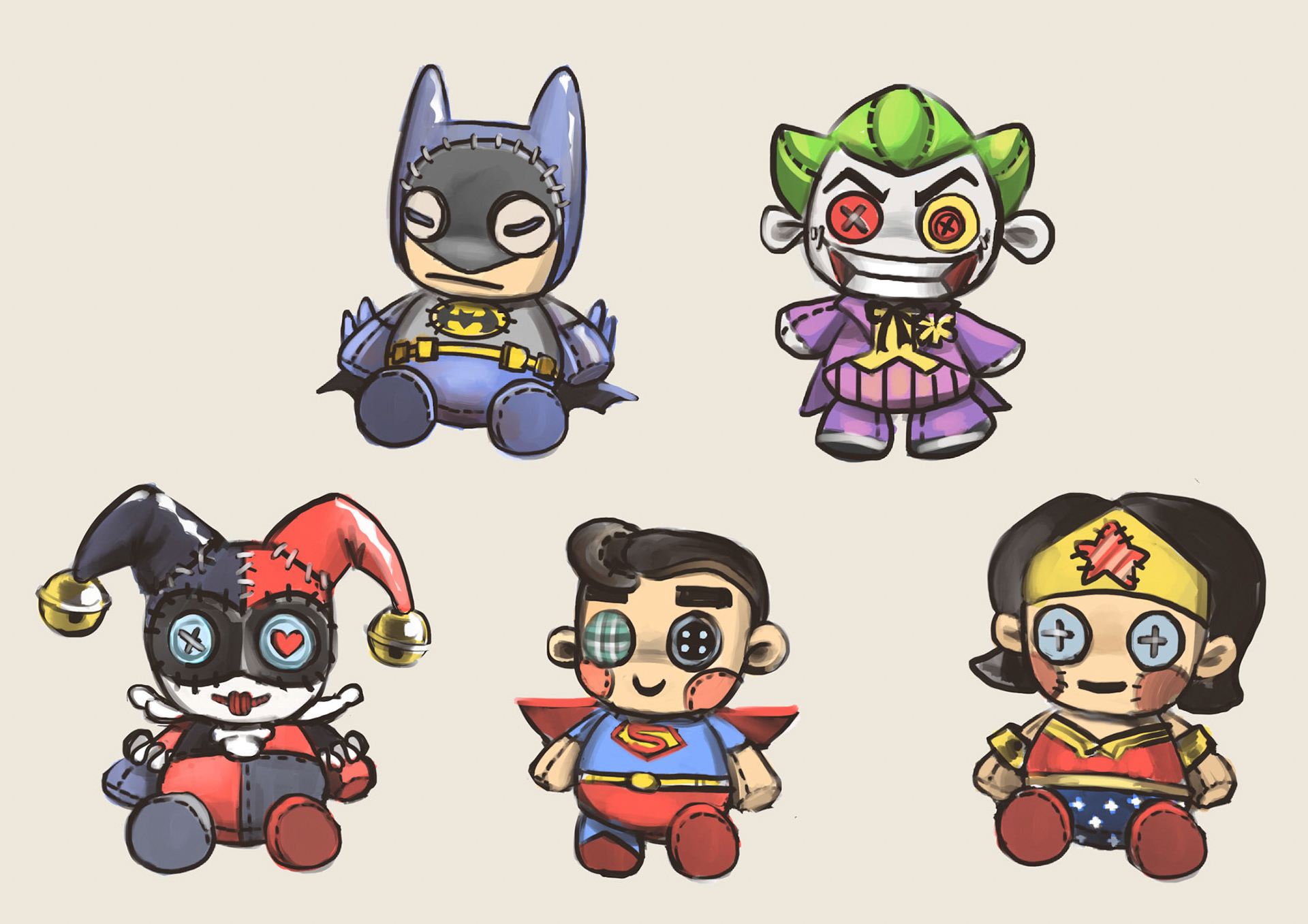 DC Ragdolls - Plush Designs