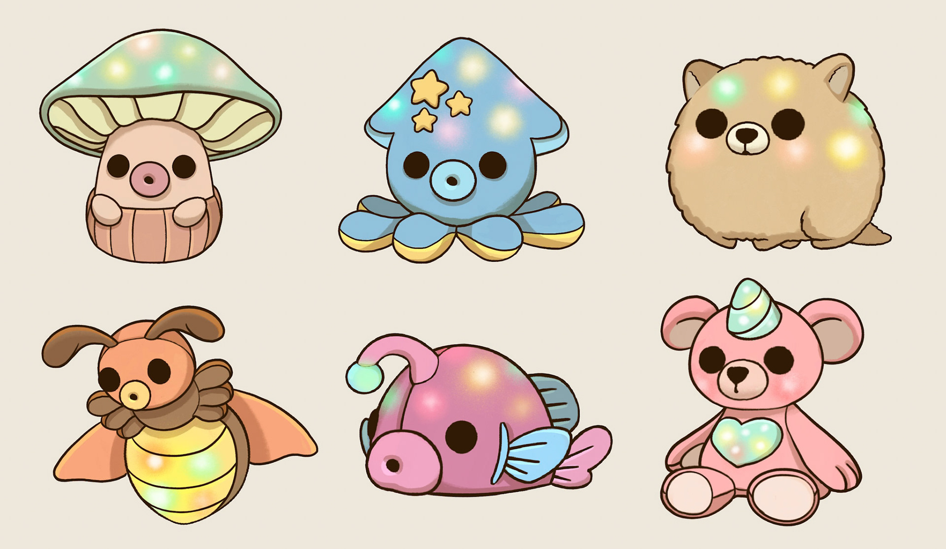 Twinkling Plush Designs