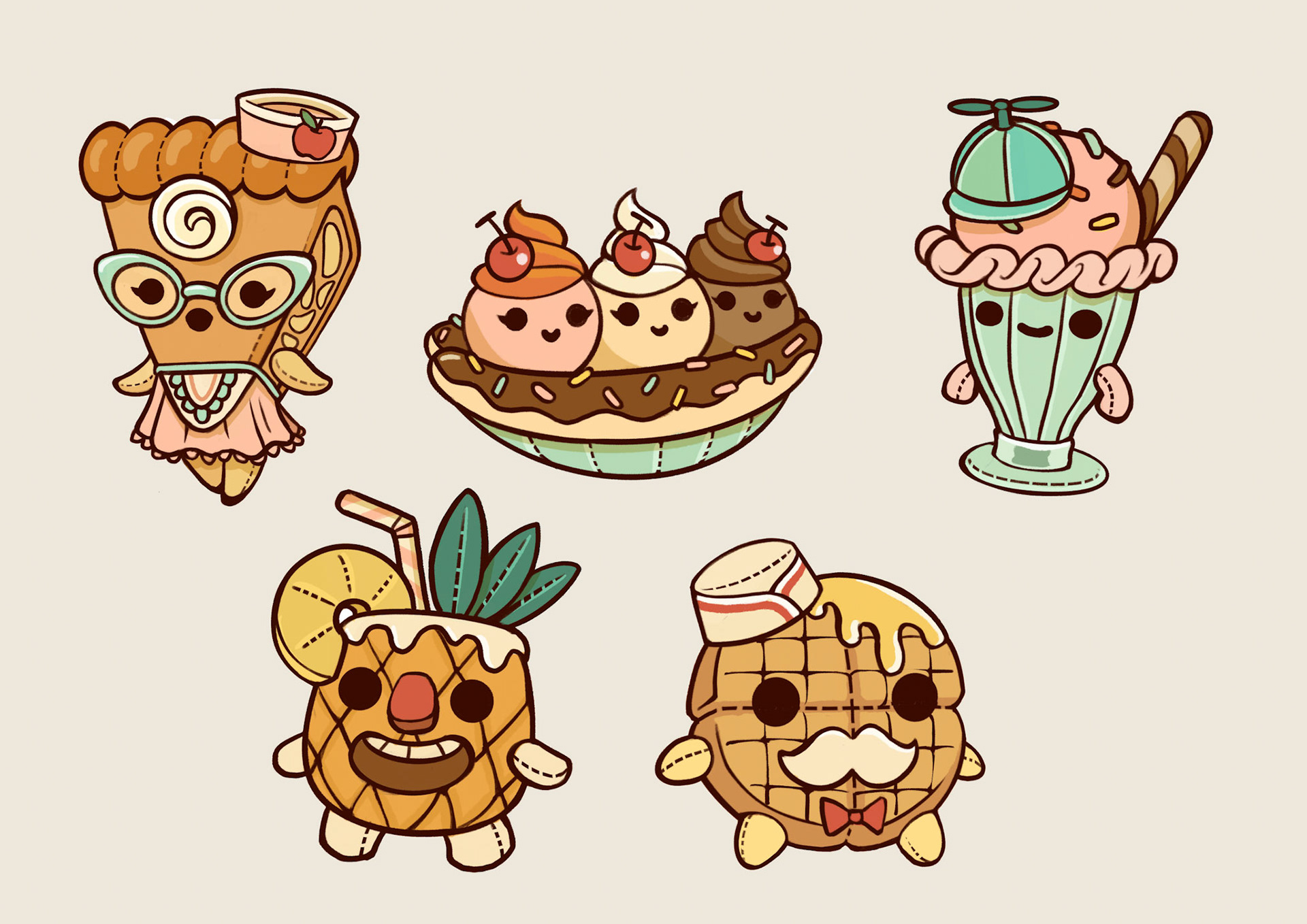 Diner Delights - Plush Designs