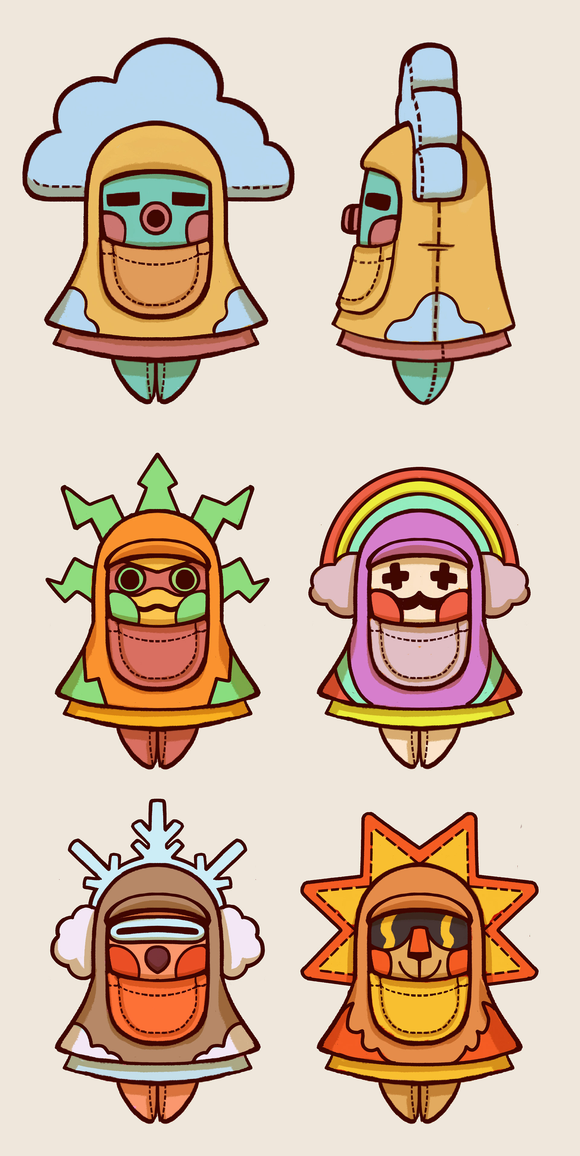Weather Poppets - Concepts