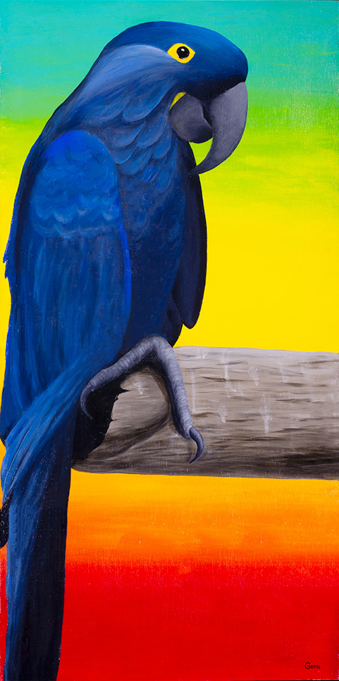 Sunset Acrylic Painting