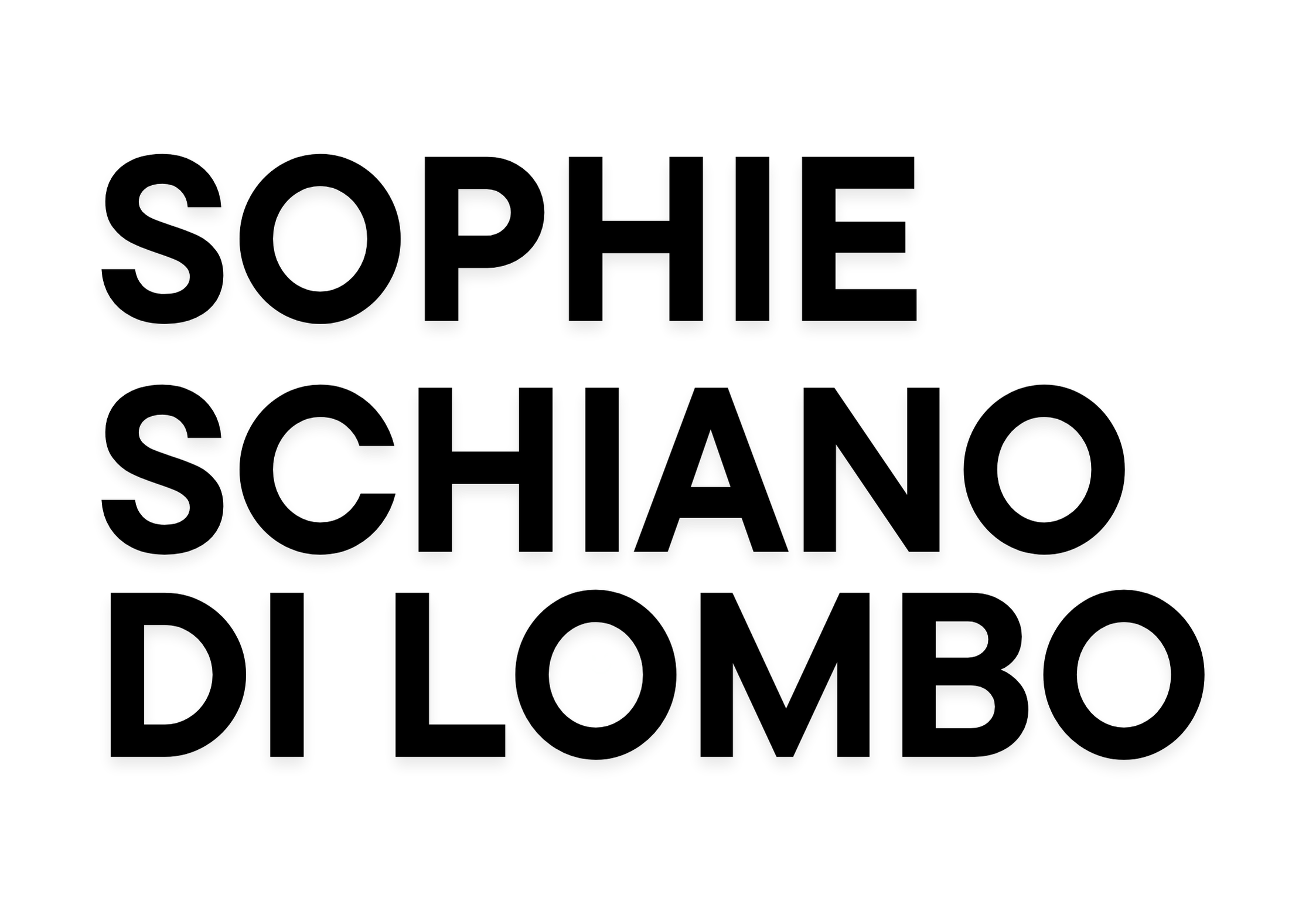 Sophie Schiano di lombo
