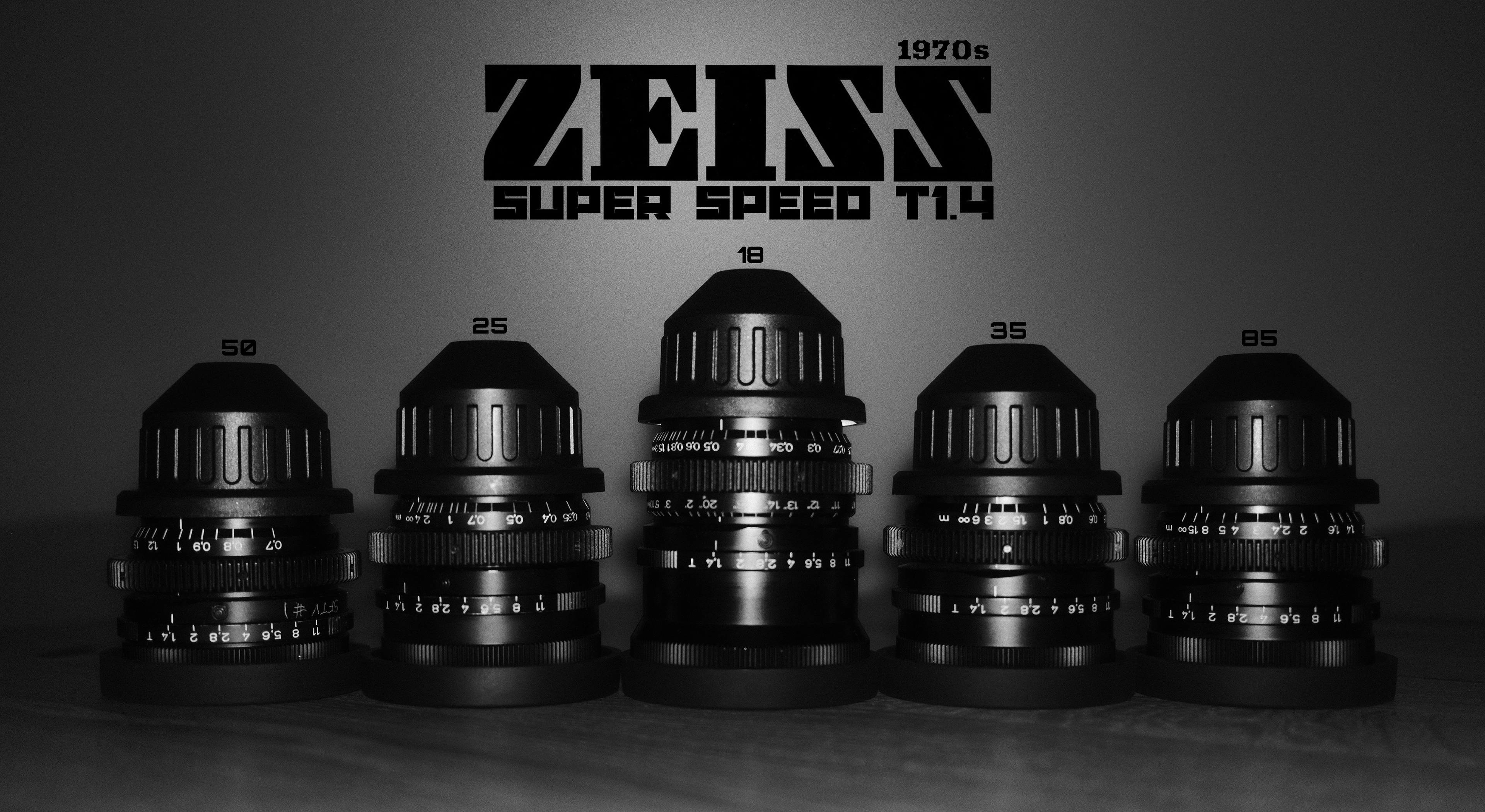 Cinema lenses Zeiss Super Speed T1.4 (f/1.2), Stanley Kubrick, Martin Scorsese and many other used them,