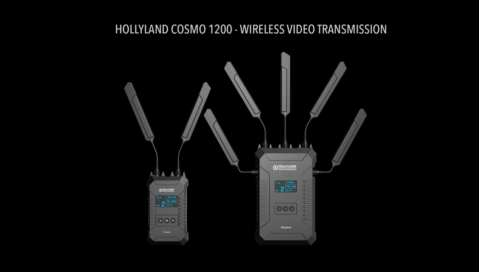 HOLLYLAND COSMO 1200 WIRELESS VIDEO TRANSMISSION (SIMMILAR TO TERADEK 1000)