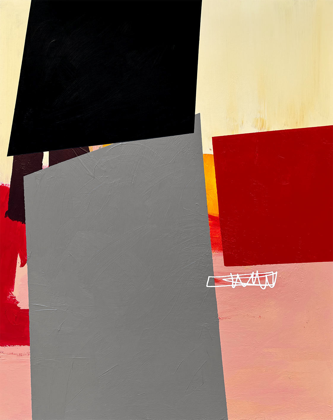 Abstract No. 06/26, 2026, 100 x 80 x 4 cm | 39.4 x 31.49 x 1.57 in