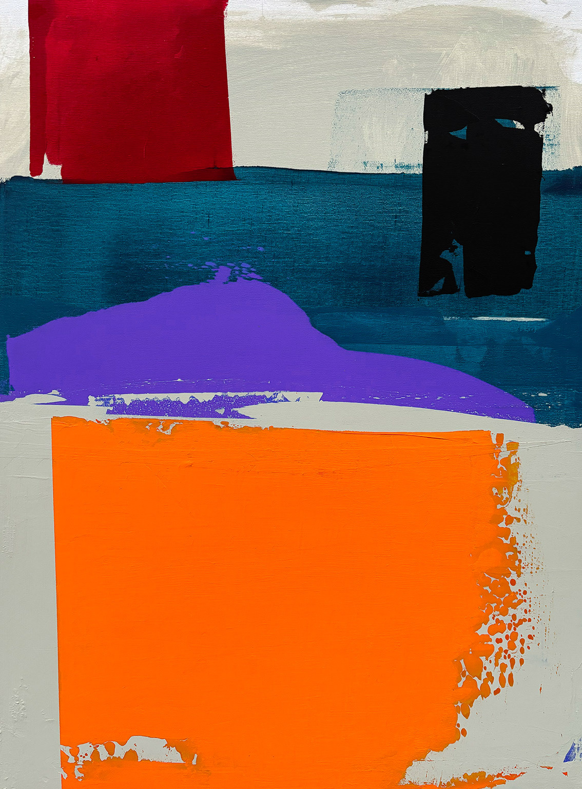 Z/06 Acrylic on Canvas, 2025, 80 x 60 x 2 cm | 31.5 x 23.62 x 0.79 in