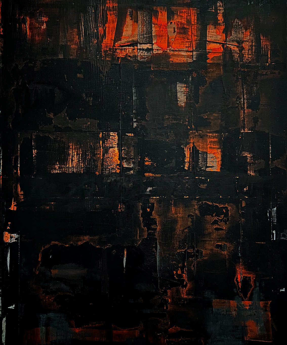 Acrylic Abstract No. 46/24 Paintings, 2024,  70 x 50 x 2 cm | 27.56 x 19.69 x 0.79 in