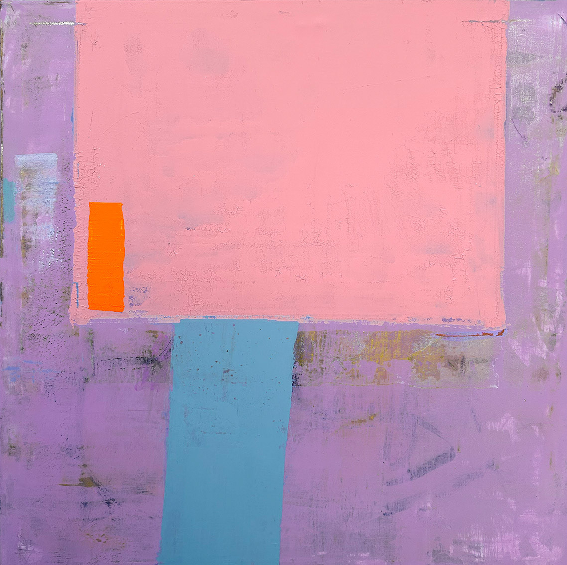 Acrylic Abstract No. 57/24 Mixed Media, 2024, 80 x 80 x 2 cm | 31.5 x 31.5 x 0.79 in