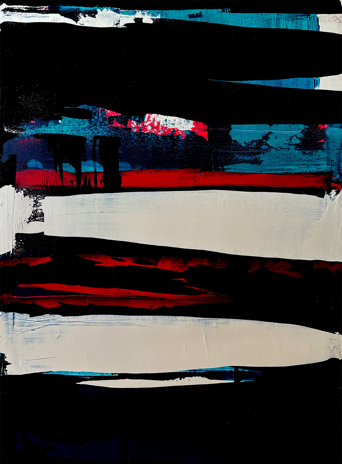 Z/04 Acrylic on Canvas, 2025, 80 x 60 x 2 cm | 31.5 x 23.62 x 0.79 in