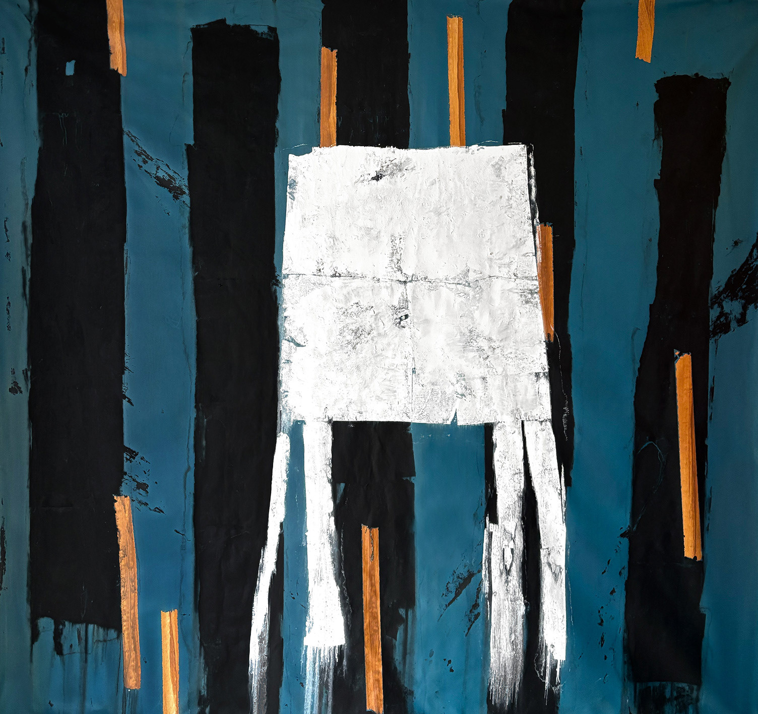 W05, Mixed Media - Acrylic, Glaze Paint on Canvas, 2026, 160 x 170 x 1 cm | 62.99 x 66.93 x 0.39 in