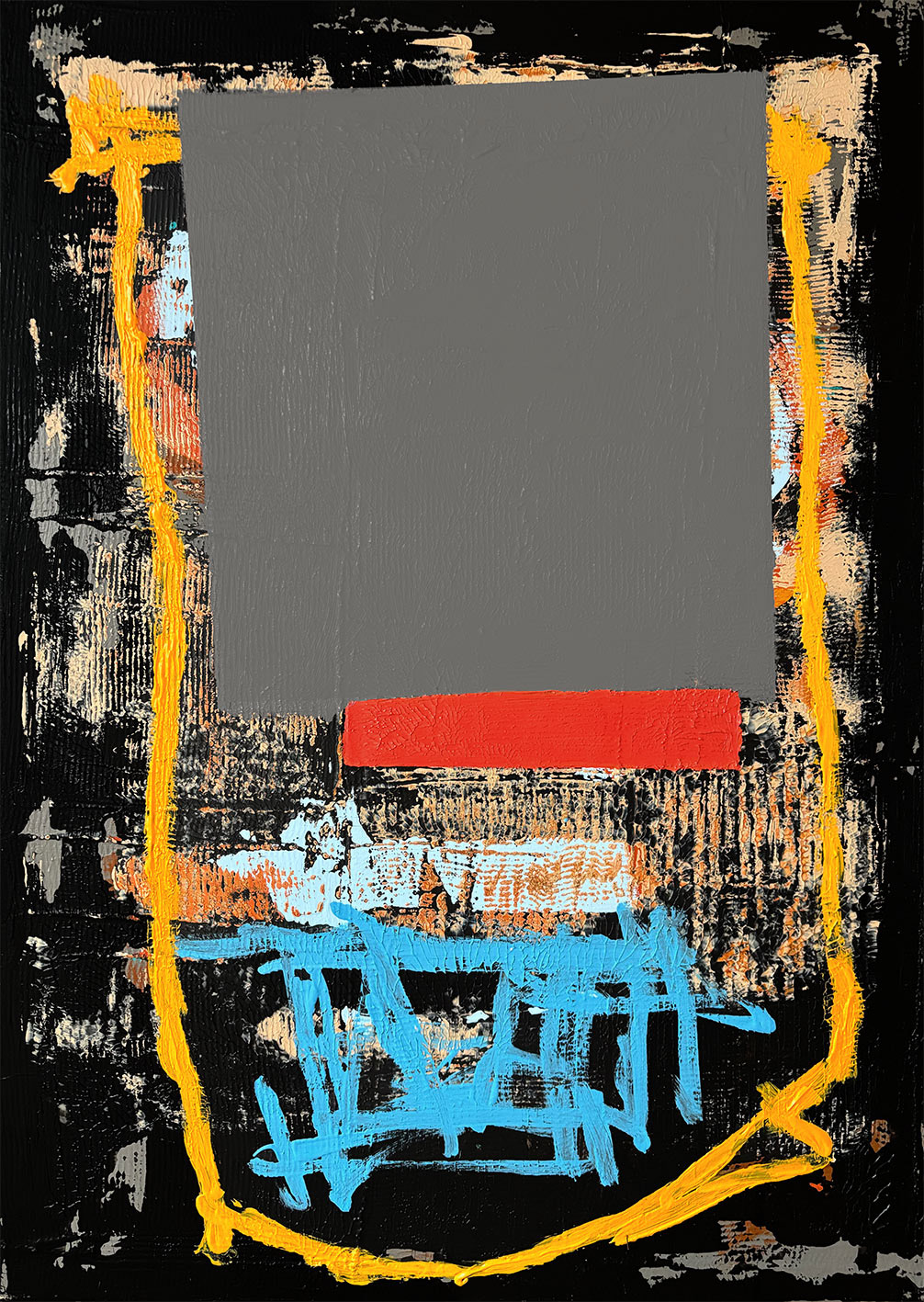 Abstract No. 08/26, 2026, 70 x 50 x 1.8cm | 27.55 x 19.68 x 0.7 in