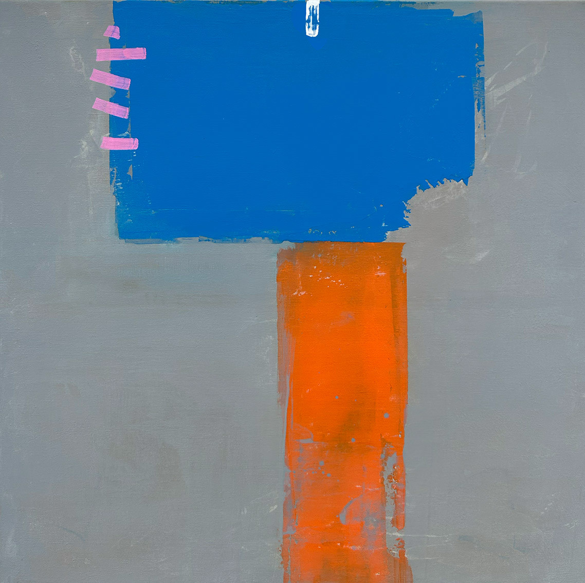 Acrylic Abstract No. 66/24 Mixed Media, 2024, 80 x 80 x 2 cm | 31.5 x 31.5 x 0.79 in