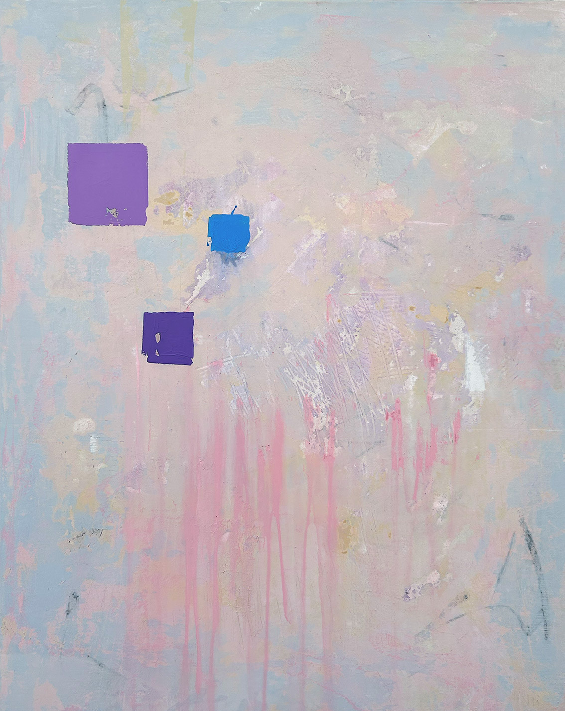 Acrylic Abstract No. 62/24 Mixed Media, 2024, 120 x 100 x 4 cm | 47.24 x 39.37 x 1.57 in