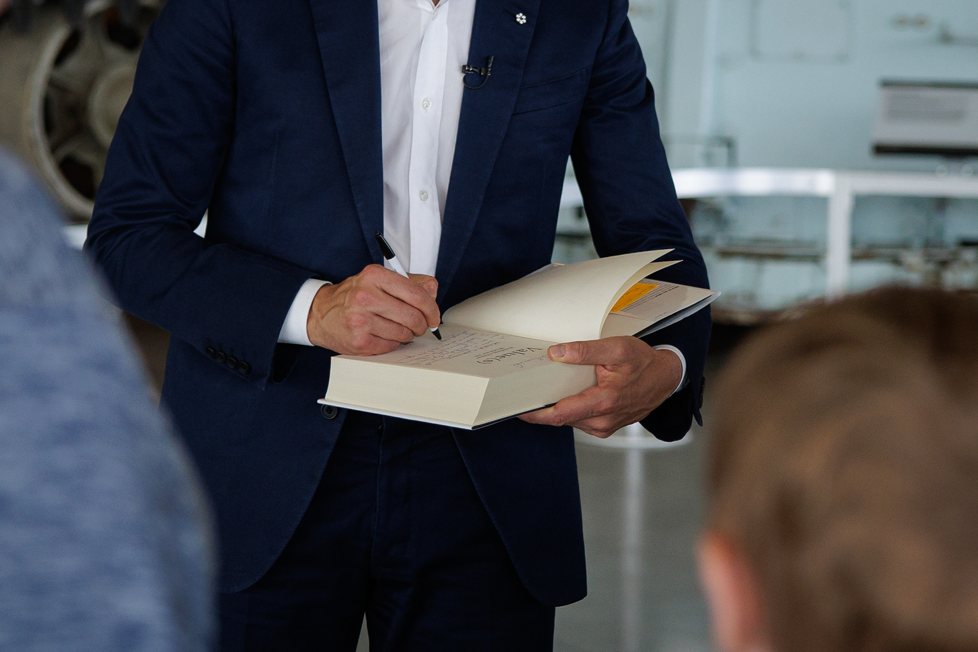 A few museum guests had a heads-up about the Prime Minister's visit, and brought Value(s) along with them.